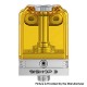 Authentic Ambition Mods Bishop 3 Bishop³ Cubed RBA Boro Tank for SXK BB / Billet Boro Box Mod Kit - Yellow, 316SS + PCTG, 5.0ml