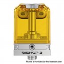 Authentic Ambition Mods Bishop 3 Bishop³ Cubed RBA Boro Tank for SXK BB / Billet Boro Box Mod Kit - Yellow, 316SS + PCTG, 5.0ml