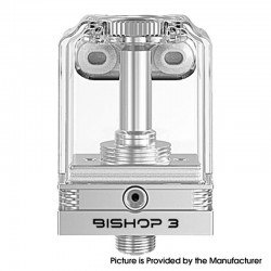 original Ambition Mods Bishop 3 Bishop³ Cubed RBA Tank for SXK BB / Billet Boro Box Mod Kit