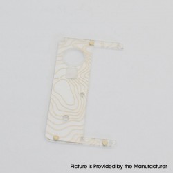 Authentic MK MODS Replacement Topo Inner Door for dotMod dotAIO V1 Pod - Gold, Acrylic (1 PC)