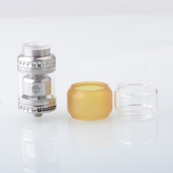 [Ships from Bonded Warehouse] Authentic Dovpo & Vaping Bogan Blotto V1.5 RTA Rebuildable Atomizer - Silver, 3.5 / 6.4ml, 26mm