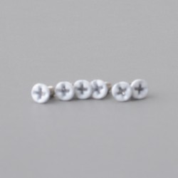 Authentic MK MODS Replacement Screws for Cthulhu RBA AIO Box Mod Kit - White, (6 PCS)