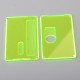 Authentic MK MODS Replacement Front + Back Cover Panel Plate for DNA 60W / 70W BB Style Box Mod - Fluo Green, Acrylic