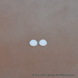 Authentic MK MODS Replacement Voltage Buttons for dotMod dotAIO V1 Vape Pod System - White, Acrylic (2 PCS)