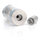 Authentic SXK Wine Style RTA Rebuildable Tank Atomizer - Silver, Stainless Steel + Glass, 22mm Diameter