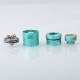 Authentic Hellvape Dead Rabbit 3 RDA Rebuildable Dripping Vape Atomizer - Turquosie, Dual Coil, with BF Pin, 24mm Diameter