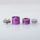 Authentic Hellvape Dead Rabbit 3 RDA Rebuildable Dripping Vape Atomizer - Purple, Dual Coil, with BF Pin, 24mm Diameter