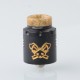 [Ships from Bonded Warehouse] Authentic Hellvape Dead Rabbit 3 RDA Atomizer - Black Gold, Dual Coil, with BF Pin, 24mm