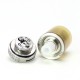 SXK Mea Culpa Style MTL RTA Rebuildable Tank Vape Atomizer - Sliver, 3.5ml, 22mm Diameter