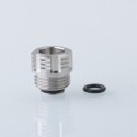 Authentic Vapeasy BB to 510 Drip Tip Adapter for SXK BB / Billet Box Mod - Silver, 316 Stainless Steel