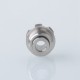 Authentic Vapeasy BB to 510 Drip Tip Adapter for SXK BB / Billet Box Mod - Silver, 316 Stainless Steel