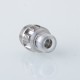 Vapeasy BB Drip Tip Adapter + MISSION XV Quantum Style 510 Drip Tip Kit for SXK BB / Billet Box Mod - Silver, 316SS