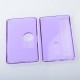 Authentic MK MODS Replacement Front + Back Cover Panel Plate for DNA 60W / 70W BB Style Box Mod - Purple, Acrylic