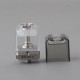 Authentic Ambition Mods Bishop 3 Bishop³ Cubed RBA Tank for SXK BB / Billet Boro Box Mod Kit - Translucent, 316SS + PCTG, 5.0ml