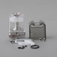 Authentic Ambition Mods Bishop 3 Bishop³ Cubed RBA Tank for SXK BB / Billet Boro Box Mod Kit - Translucent, 316SS + PCTG, 5.0ml