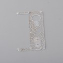 Authentic MK MODS Replacement Topo Inner Door for dotMod dotAIO V2 Pod - Gold, Acrylic (1 PC)