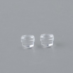 Authentic MK MODS Replacement Voltage Buttons for Cthulhu AIO Mod Kit - Clear, Acrylic (2 PCS)