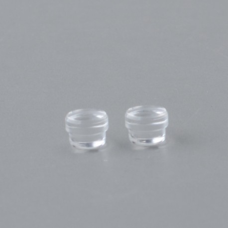 Authentic MK MODS Replacement Voltage Buttons for Cthulhu AIO Mod Kit - Clear, Acrylic (2 PCS)