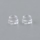 Authentic MK MODS Replacement Voltage Buttons for Cthulhu AIO Mod Kit - Clear, Acrylic (2 PCS)