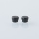 Authentic MK MODS Replacement Voltage Buttons for Cthulhu AIO Mod Kit - Black, Acrylic (2 PCS)