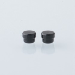 Authentic MK MODS Replacement Voltage Buttons for Cthulhu AIO Mod Kit - Black, Acrylic (2 PCS)