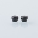 Authentic MK MODS Replacement Voltage Buttons for Cthulhu AIO Mod Kit - Black, Acrylic (2 PCS)