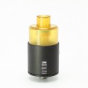 Authentic SXK Eliteism RTA Rebuildable Tank Atomizer - Black, 316SS + PEI + PEEK, MTL / DL, 2.5ml, 23mm