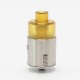 Authentic SXK Eliteism RTA Rebuildable Tank Vape Atomizer - Silver, 316SS + PEI + PEEK, MTL / DL, 2.5ml, 23mm