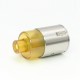 Authentic SXK Eliteism RTA Rebuildable Tank Vape Atomizer - Silver, 316SS + PEI + PEEK, MTL / DL, 2.5ml, 23mm