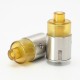 Authentic SXK Eliteism RTA Rebuildable Tank Vape Atomizer - Silver, 316SS + PEI + PEEK, MTL / DL, 2.5ml, 23mm