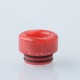 Authentic Reewape AS338 Resin 810 Drip Tip for RDA / RTA / RDTA Atomizer - Red