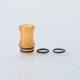 Authentic Reewape AS323 Resin 510 Drip Tip for RDA / RTA / RDTA Atomizer - Brown