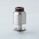 Authentic ThunderHead Creations & Tony Vapes Artemis II RDTA Rebuildable Tank Atomizer - Silver, 4.5ml, BF Pin, 25mm