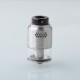 Authentic ThunderHead Creations & Tony Vapes Artemis II RDTA Rebuildable Tank Atomizer - Silver, 4.5ml, BF Pin, 25mm