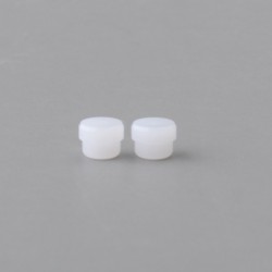 Authentic MK MODS Replacement Voltage Buttons for Cthulhu AIO Mod Kit - White, Acrylic (2 PCS)