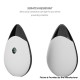 [Ships from Bonded Warehouse] Authentic Suorin Drop 300mAh All-in-One Pod System Kit - White, Zinc Alloy + PC, 2ml, 1.4Ohm