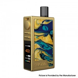 [Ships from Bonded Warehouse] Authentic Suorin Elite 40W 1100mAh VW Mod Pod System Kit - Gold, Zinc Alloy + 3.1ml, 1.0ohm