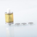 Mea Culpa Style MTL RTA Rebuildable Tank Atomizer w/ Airdisks - Sliver, 3.5ml, 22mm Diameter