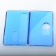 Authentic MK MODS Replacement Front + Back Cover Panel Plate for DNA 60W / 70W BB Style Box Mod - Blue, Acrylic