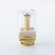 Dotshell Style Rebuildable Tank RBA w/ 3 MTL Pin for dotAIO Portable AIO Pod System Kit - Gold, 1.0mm + 1.2mm + 1.5mm