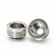 SXK Replacement Flush Nut 510 Drip Tip Adapter for Billet / BB Box Mod - Polished Silver