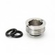 SXK Replacement Flush Nut 510 Drip Tip Adapter for Billet / BB Box Mod - Polished Silver