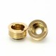 SXK Replacement Flush Nut 510 Drip Tip Adapter for Billet / BB Box Mod - Bright Gold