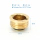 SXK Replacement Flush Nut 510 Drip Tip Adapter for Billet / BB Box Mod - Bright Gold