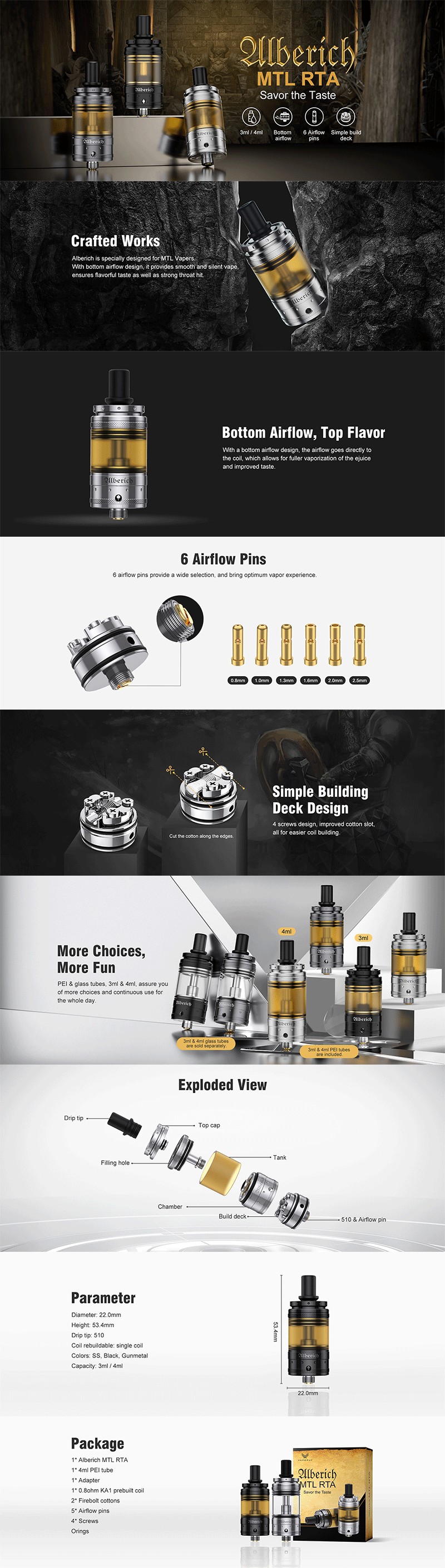 Vapefly Alberich MTL RTA