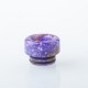 Authentic Reewape AS338 Resin 810 Drip Tip for RDA / RTA / RDTA Atomizer - Purple