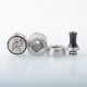 Authentic YDDZ & PSDBD Dispersion MTL GTA Atomizer - Silver, 2.3ml, 22mm Diameter