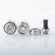 Authentic YDDZ & PSDBD Dispersion MTL GTA Atomizer - Silver, 2.3ml, 22mm Diameter