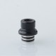 Vapeasy MISSION XV Quantum Style 510 Drip Tip w/ 4 x Inserts for SXK BB / Billet / Dotod dotAIO - Silver, 4 PCS Mouthpiece