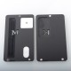 Authentic MK MODS Replacement Front + Back Cover Panel Plate for dotMod dotAIO V2 Pod - Black, Acrylic